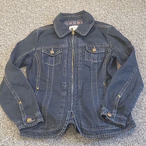 tria Jackets & Blazers - Womens Trua Jean Jacket